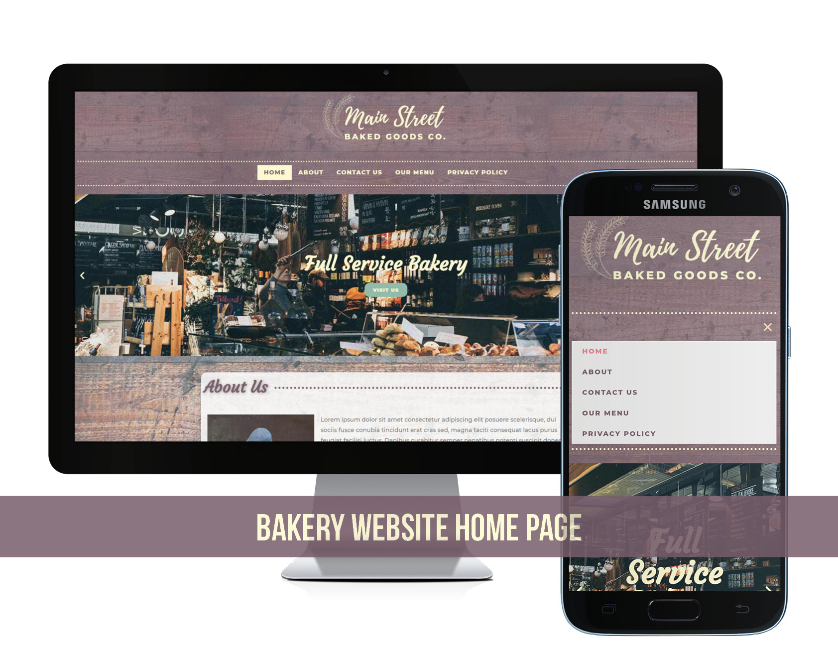 Bakery Website Design for Local Bakery