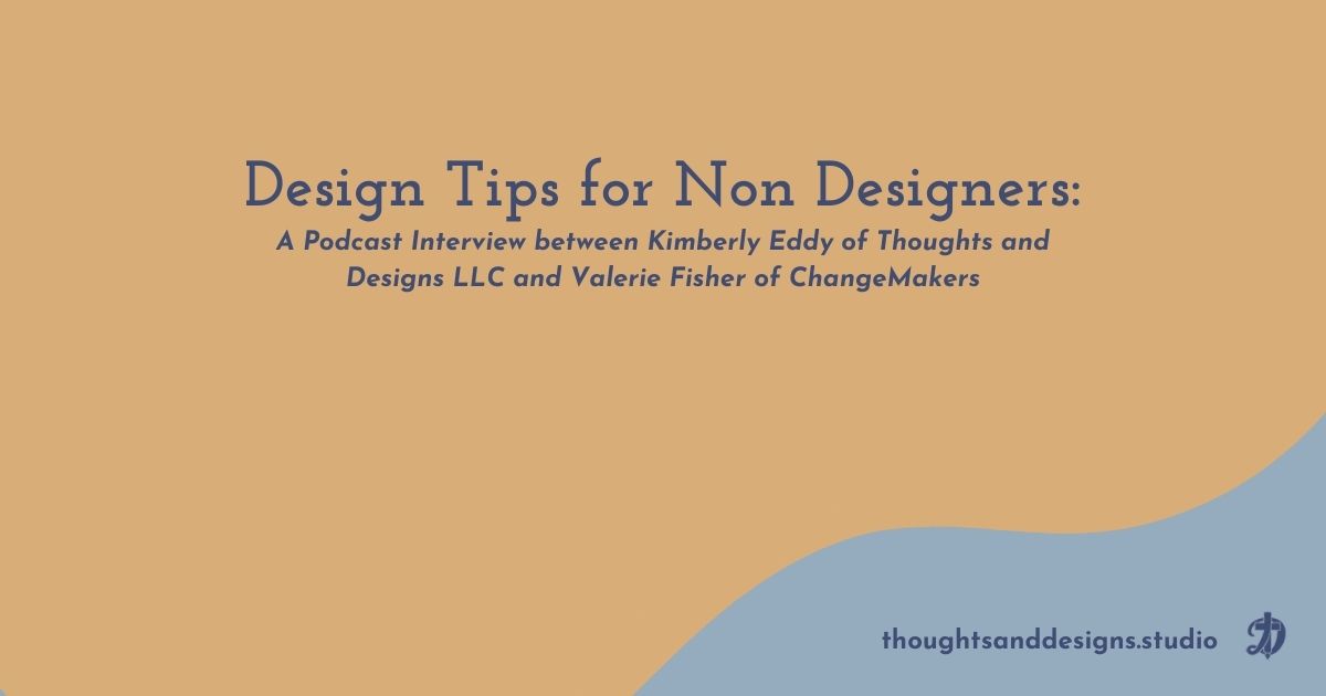 Design tips for non designers: a podcast interview