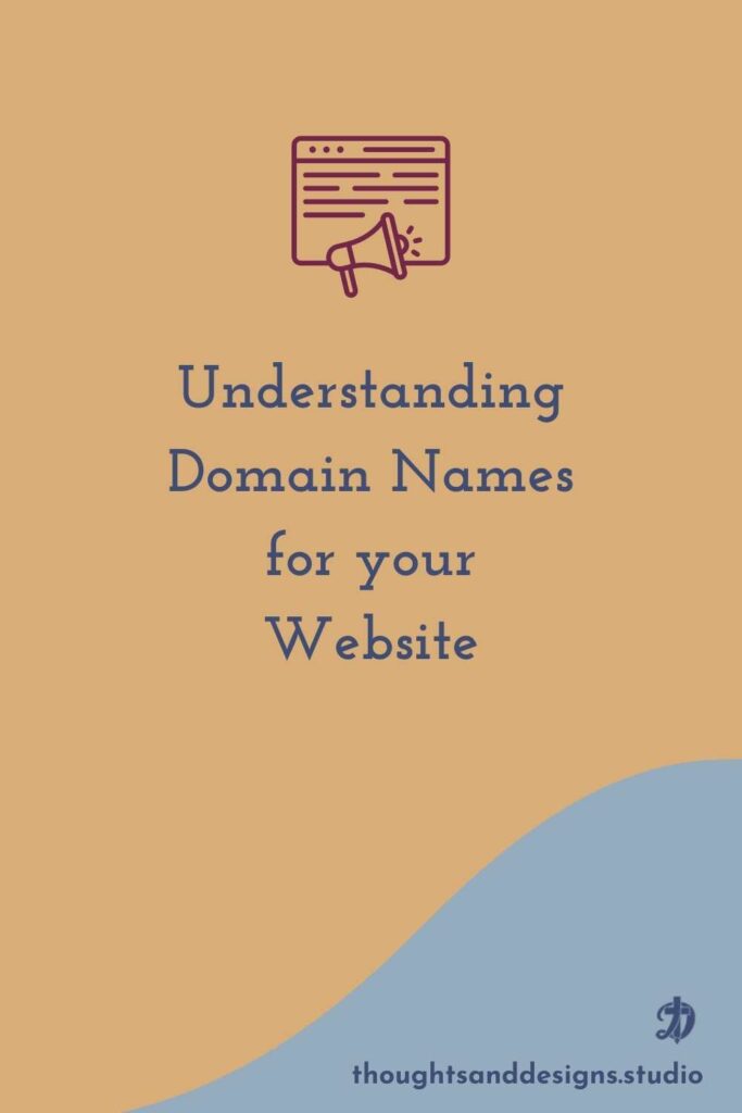 Understanding domain names for your website