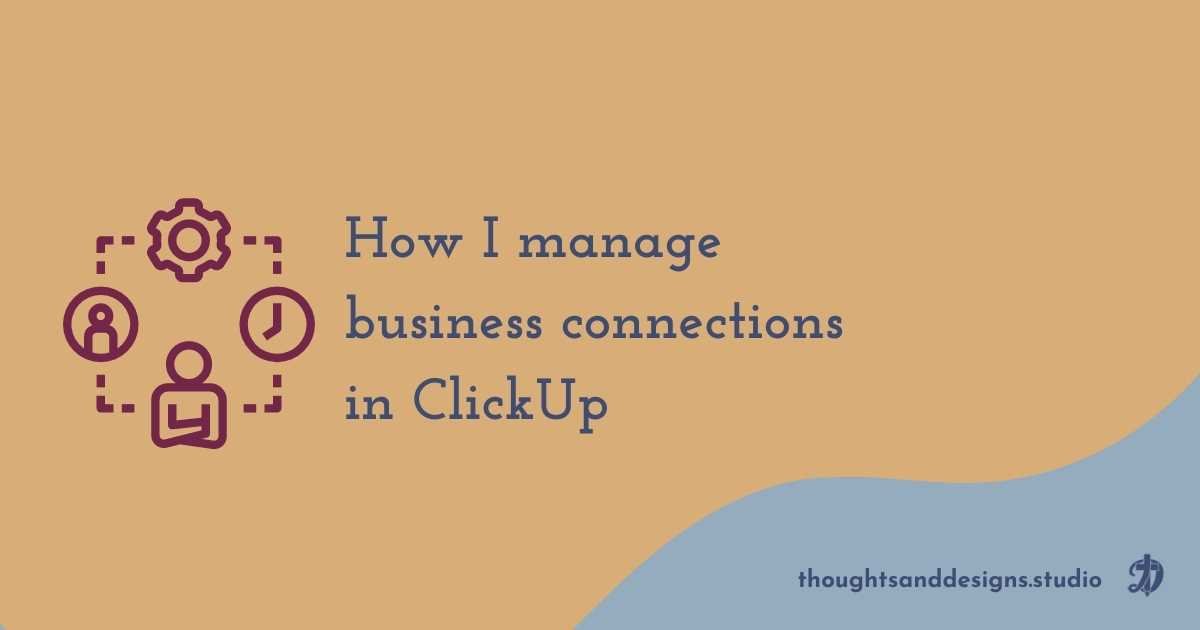 Managing Business connections in ClickUp