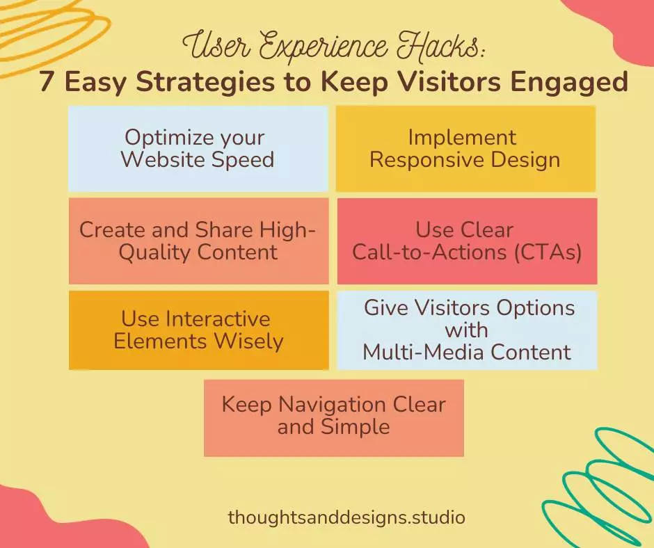 User Experience Hacks: 7 easy ways to improve user engagement on your website