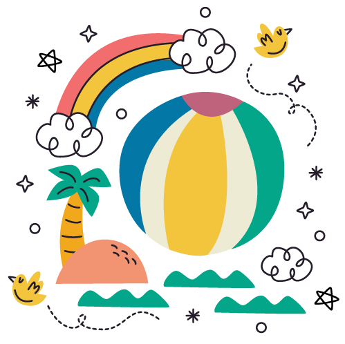 Fixing your bounce rate: graphic shows a bouncing beach ball for visual effect